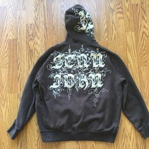 Sean John Graphic Zip Up Jacket
